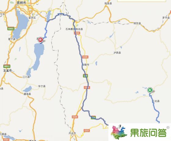 普者黑到撫仙湖有多遠(yuǎn)？多少公里？普者黑到撫仙湖汽車(chē)